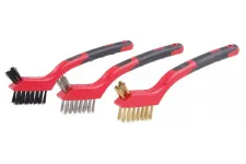 Kartáče malé 3ks, 180mm - nerez, nylon
