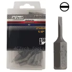 Bit 1/4" PL 0,8x5,5mm dĺžka 25mm balenie 50ks