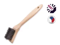 Kartáč s drev.rukov. zahnutý oceľ.
