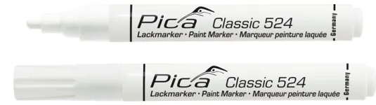 PICA FIX 524/52 lakový permanentný značkovač 2-4mm biela