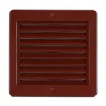 Mriežka vetracia VM 150x150 hnedá 212