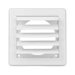 Mriežka vetracia VM 150x150/pr.100  G biela 215