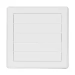 Mriežka vetracia VM 175x175/pr.125 G biela 233