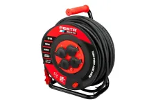 Kábel predlž.na bubne vonkajší 3x2.5mm 50m 230V max 3680W 4 zas. IP44