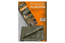 PE plachta zakrývacia 8x12m 100g/m2 zelená