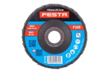 Kotúč brúsny karbidový lamelový FESTA 125mm/22.2mm P320 EXTRA JEMNÝ