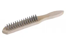 Kartáč ocel. 4rady drevo 300mm