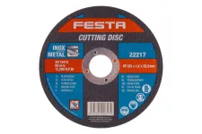 Kotúč rezný FESTA na kov 125x1.2x22.2mm
