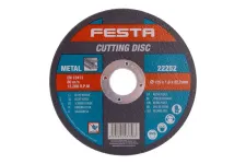 Kotúč rezný FESTA na oceľ 125x1.6x22.2mm