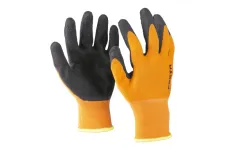Rukavice nylonové máčané v LATEXOVEJ pene veľ. 9