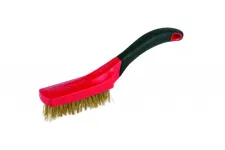 Kartáč ručný mosadzný 5rad 270mm plastový