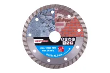 Kotúč diamantový WESTBERG 125x2x22.2mm TURBO