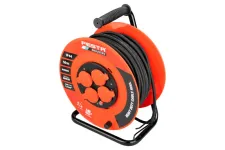 Kábel predlž.na bubne vonk. FESTA INDUSTRY 3x1.5mm 50m 230V max 3680W 4 zas.IP44