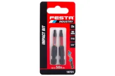 Bit torzný FESTA INDUSTRY TORX15 50mm S2 1/4" 2ks