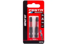 Bit torzný FESTA INDUSTRY TORX30 50mm S2 1/4" 2ks
