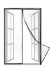 Dverný záves proti hmyzu magnetický WESTBERG 220x100cm, antracit