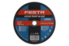 Kotúč rezný FESTA na kov 230x2.5x22.2mm