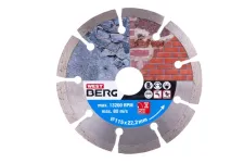 Kotúč diamantový WESTBERG 115x1.8x22.2mm segmentový