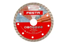 Kotúč diamantový FESTA TURBO 125x2.4x22.2mm