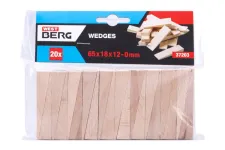Klinky montážne WESTBERG 65x18x12-0mm 20ks drevené