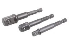 Súprava adaptérov WESTBERG zo šesťhranu 1/4" na hlavice 1/4", 3/8", 1/2"