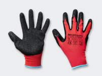 Rukavice pracovné LATEX GRIP č.9
