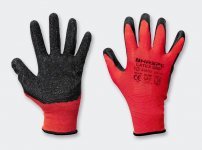 Rukavice pracovné LATEX GRIP č.10